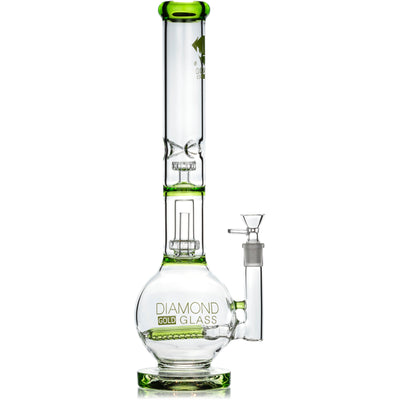16" Dual Inline Showerhead Bong, by Diamond Glass - BKRY Inc.