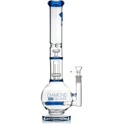 16" Dual Inline Showerhead Bong, by Diamond Glass - BKRY Inc.