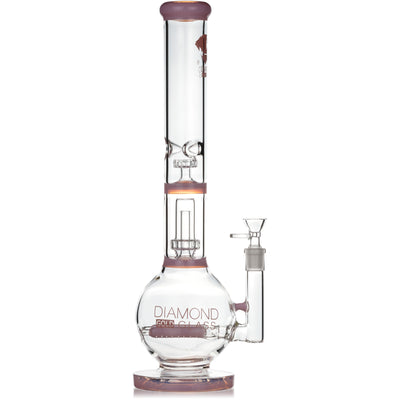 16" Dual Inline Showerhead Bong, by Diamond Glass - BKRY Inc.