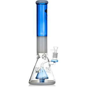 15" Inner Pyramid Perc Bong (Diamond Jubilee), by Diamond Glass