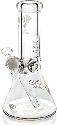 10” 9mm Heavy Thick Beaker Bong, by Diamond Glass