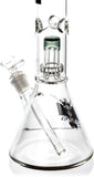 16" Showerhead Single Chamber Beaker Bong, by ICON Glass