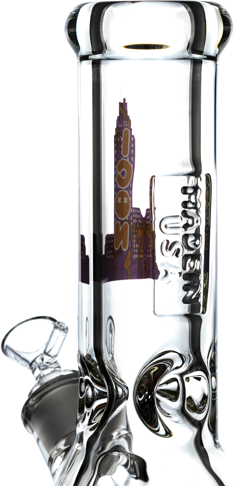 10" Heavy 9mm Beaker Bong, by ICON Glass