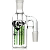 Ash Catcher w/ 14mm Joint, 90˚ Angle 3 Arm Tree Perc, by Diamond Glass