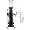 Ash Catcher w/ 14mm Joint, 90˚ Angle Double Showerhead Perc, by Diamond Glass