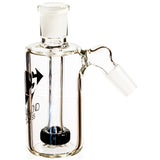 Ash Catcher w/ 14mm Joint, 45˚ Angle, Showerhead Perc, by Diamond Glass - Bat Kountry