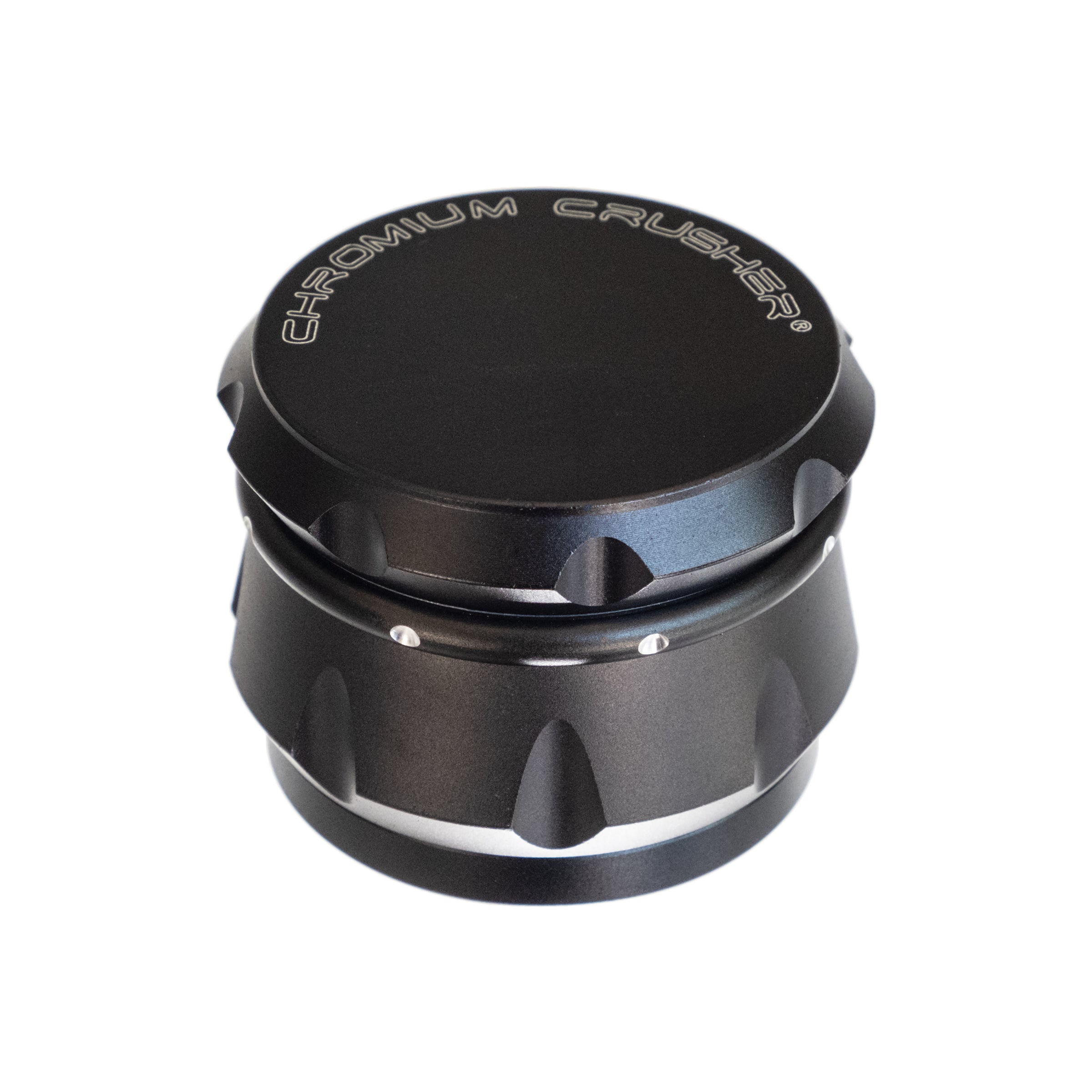 Grinder, Dimpled Aluminum 4-Piece 3-Level 2.5