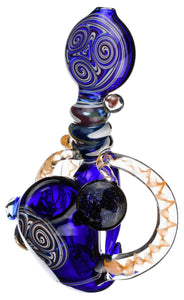 The Genie Glass Bubbler Hand Pipe - Bat Kountry