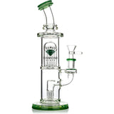 11" Diamond Trophy Rig with double tree percs, by Diamond Glass (free banger included) - Bat Kountry