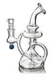 7" Multi-Arm Recycler Rig, by Diamond Glass (free banger included) - Bat Kountry