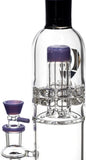 16" Showerhead Ratchet Perc Honeycomb Bong, by Diamond Glass - Bat Kountry