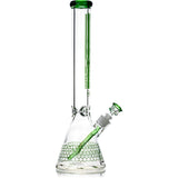 18" Heavy Super Thick 9mm Beaker Bong w/ Ice Pinch, by Diamond Glass - Bat Kountry